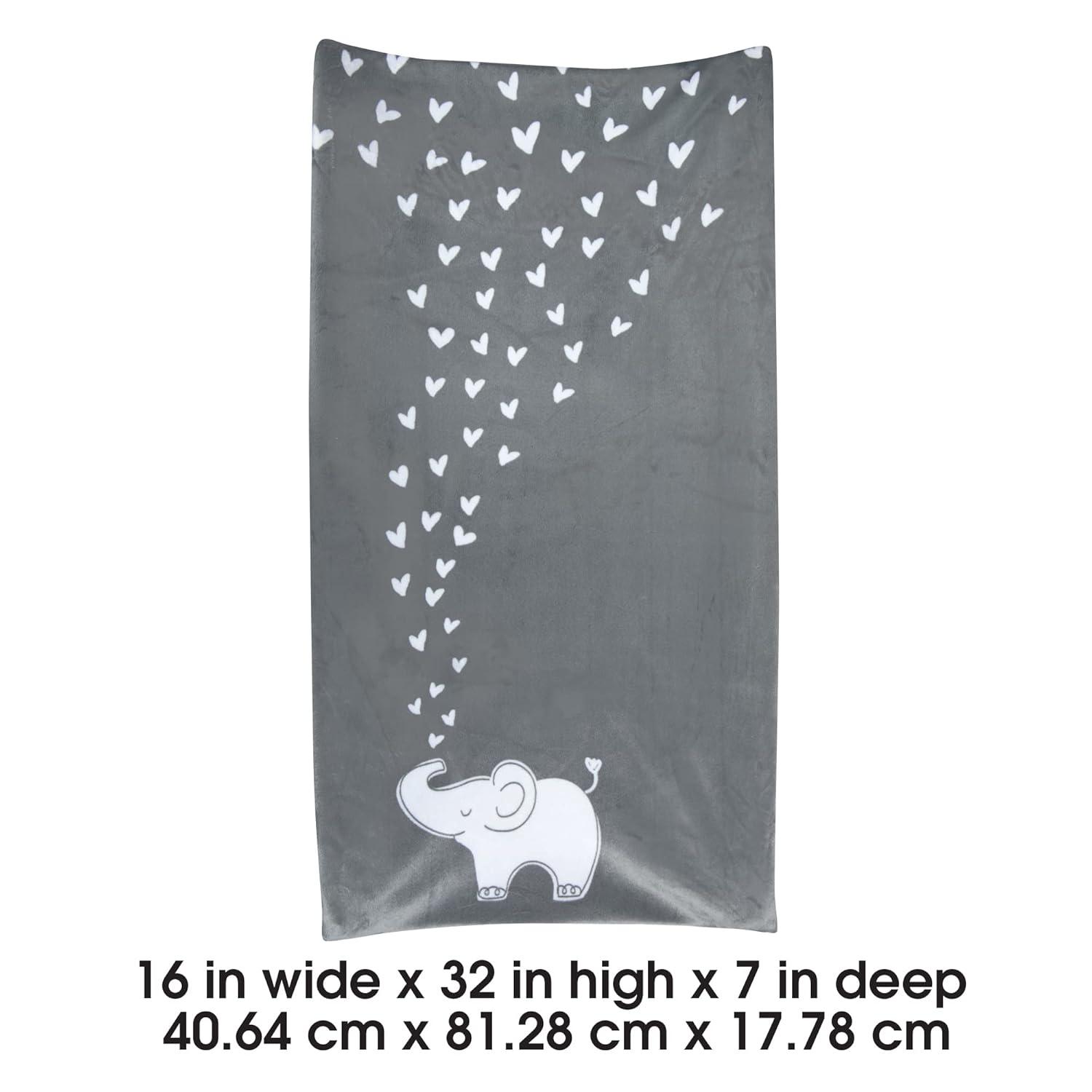 imageBoppy Changing Pad Cover Elephant Kisses 16x32 Inch Pack of 1