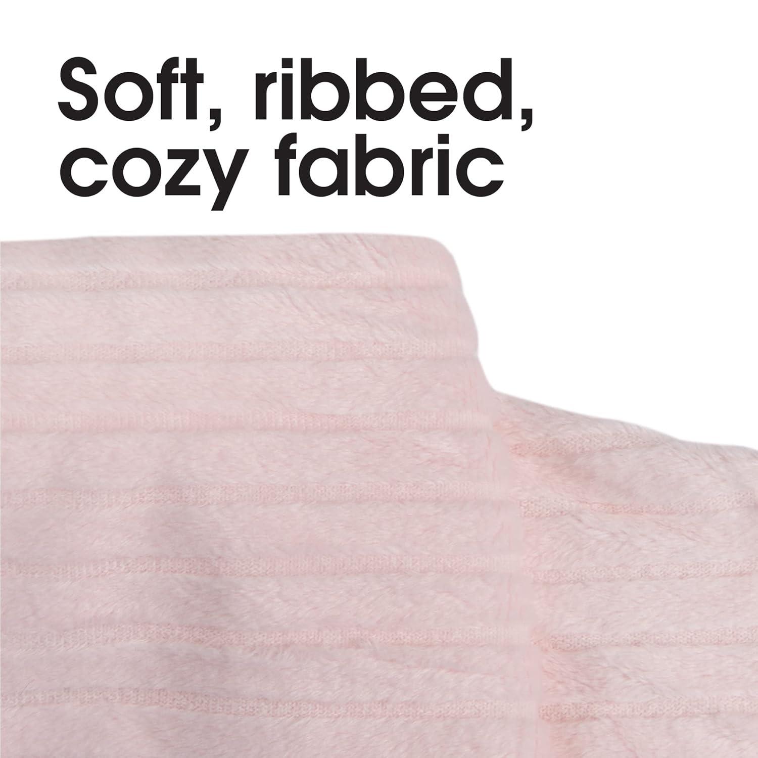 imageBoppy Changing Pad Cover Gray Ribbed MinkyPink Ribbed Minky