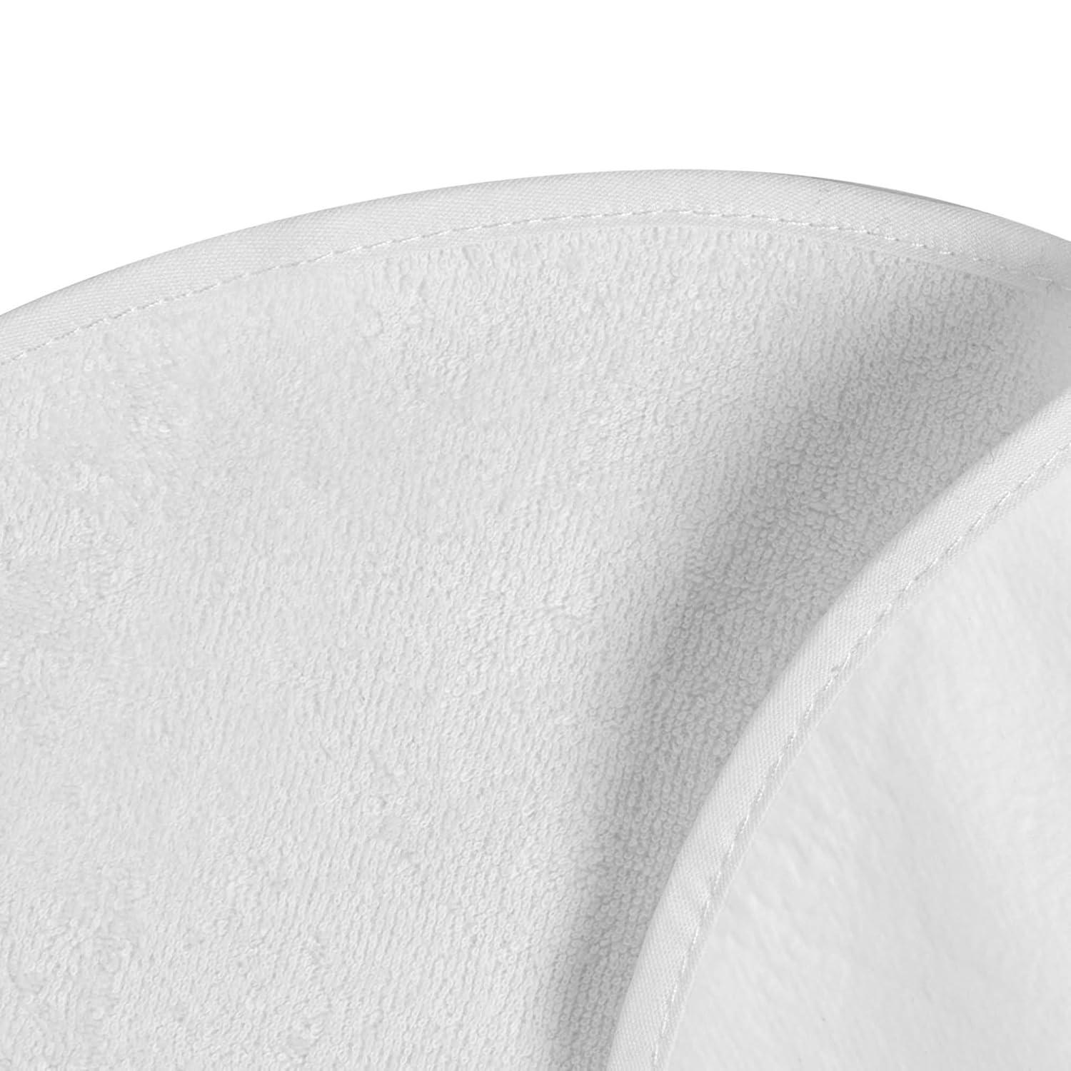 imageBoppy Changing Pad Liners Pack of 3 White Soft Terrycloth with Waterproof Backing Makes Wiggly Diaper Changes Easier and Comfy for Quicker Cleanup of Changing Pads Machine Washable and Dryable23x115 Inch Pack of 3