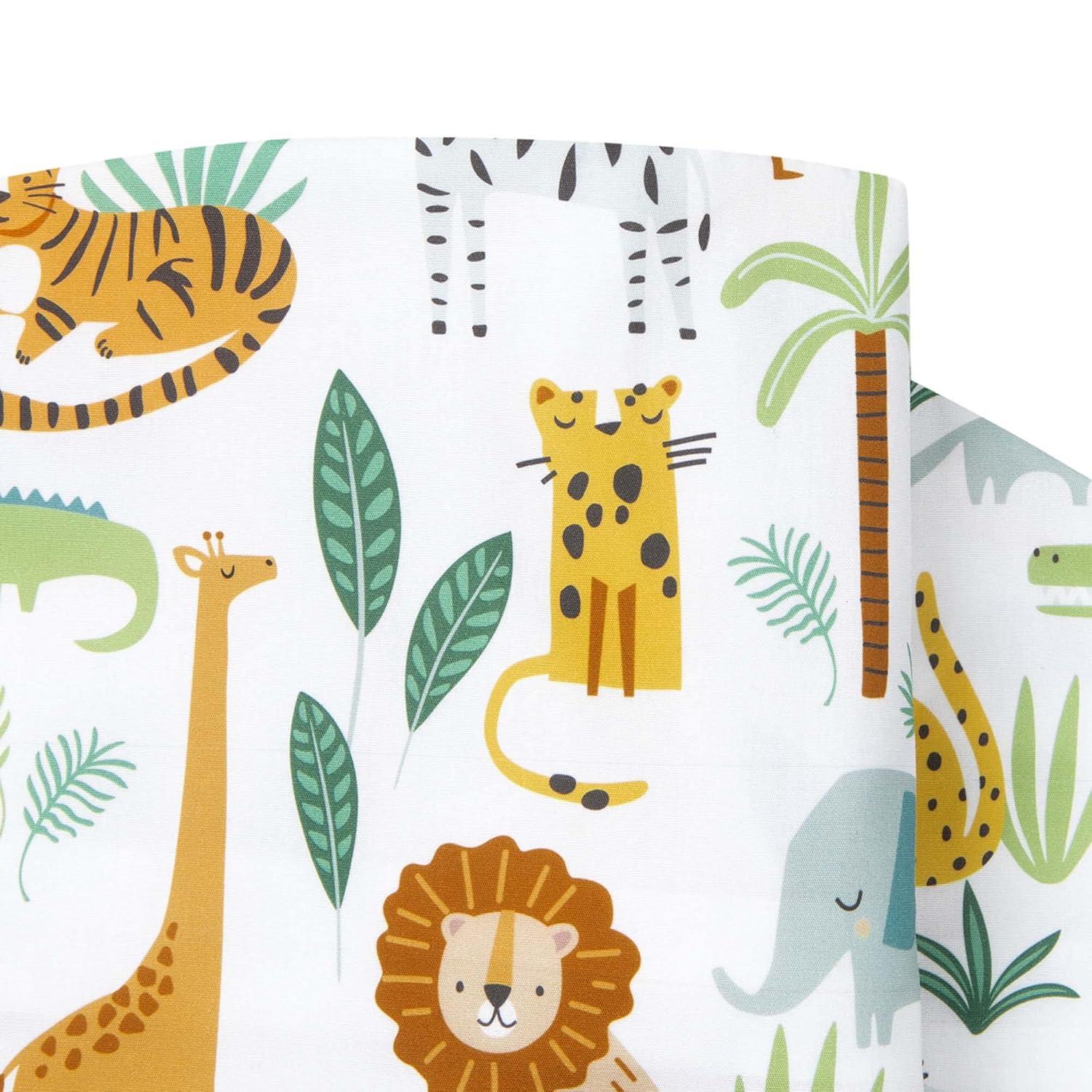 imageBoppy Nursing Pillow Cover Colorful Wildlife Cotton Blend Fits The Original Support for Breastfeeding Bottle Feeding and Bonding Cover Only Sold SeparatelyColorful Wildlife