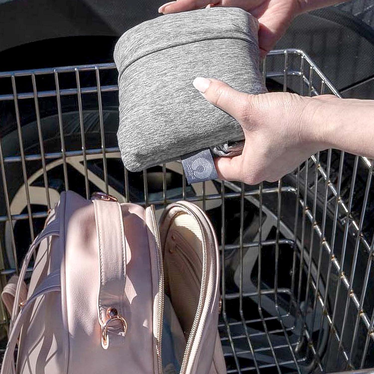 imageBoppy Shopping Cart Cover for Baby  360 Coverage Cart Cover for Babies with Safety Harness Toy Tether OneHand Placement MachineWashable 6 Month ampamp Up  SunshineGray
