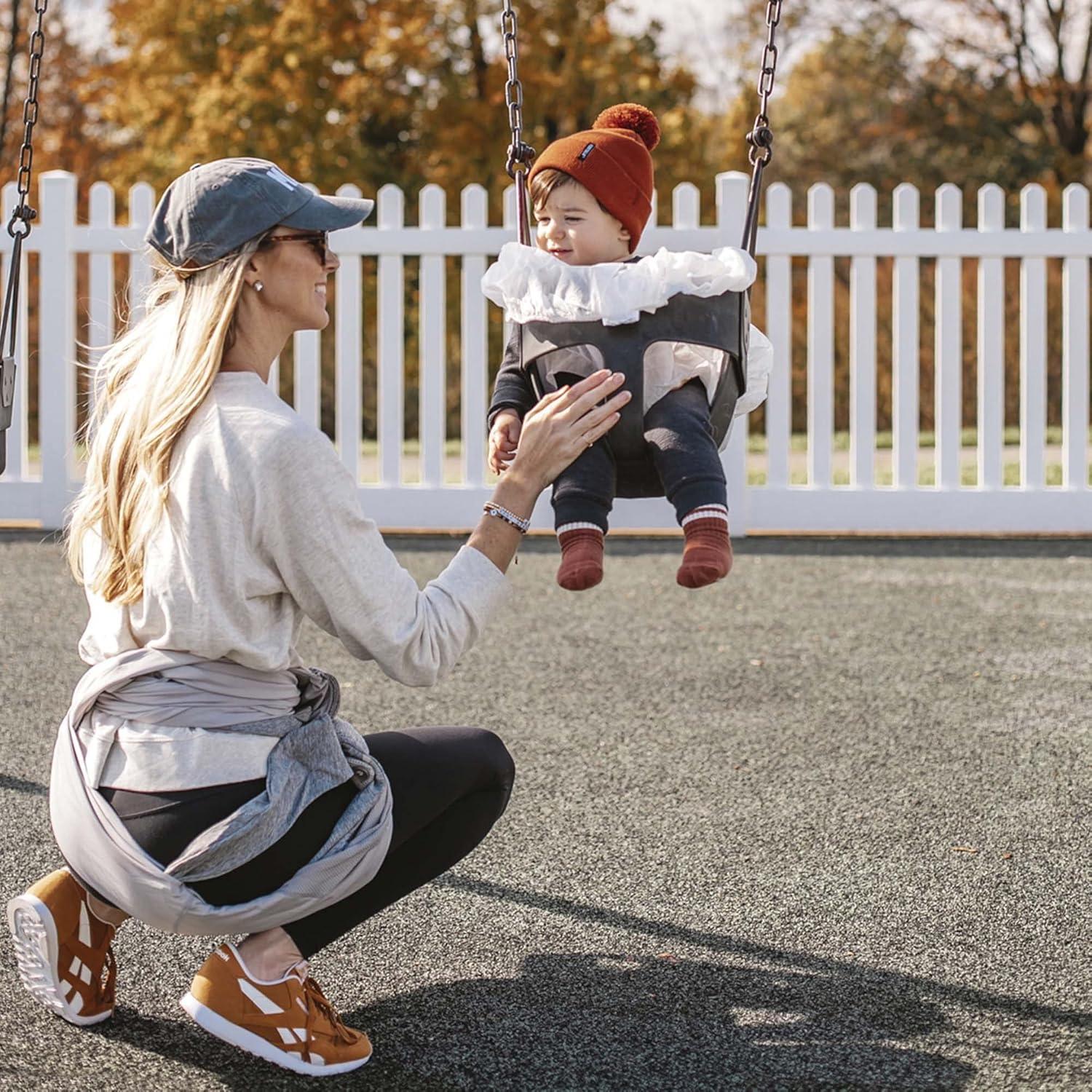 imageBoppy Shopping Cart Cover for Baby  360 Coverage Cart Cover for Babies with Safety Harness Toy Tether OneHand Placement MachineWashable 6 Month ampamp Up  SunshineWhite
