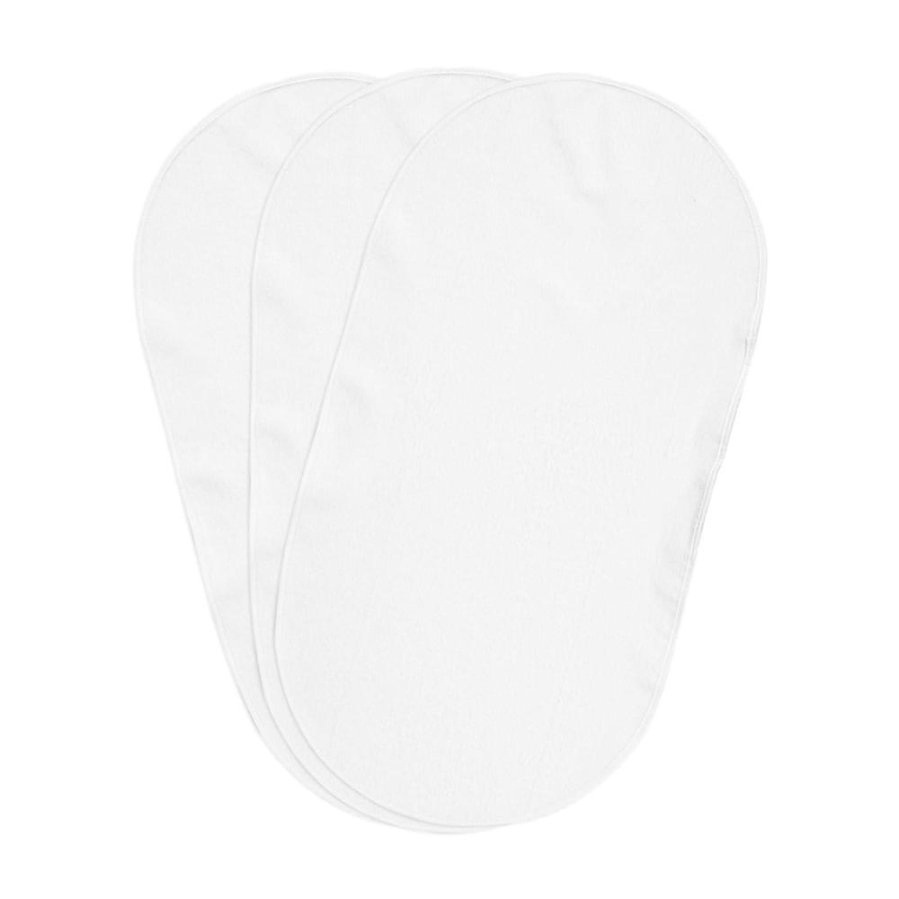 imageBoppy Changing Pad Liners Pack of 3 White Soft Terrycloth with Waterproof Backing Makes Wiggly Diaper Changes Easier and Comfy for Quicker Cleanup of Changing Pads Machine Washable and Dryable23x115 Inch Pack of 3