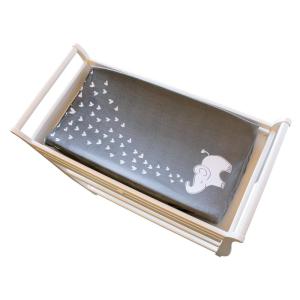 Boppy Changing Pad Cover, Elephant Kisses, 16×32 Inch (Pack of 1)