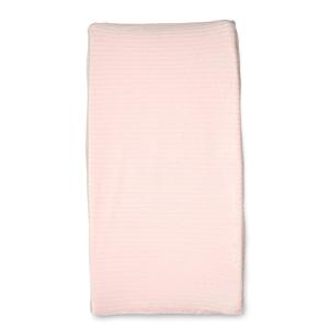Boppy Changing Pad Cover, Gray Ribbed Minky(Pink Ribbed Minky)