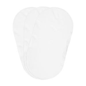 Boppy Changing Pad Liners, Pack of 3, White, Soft Terrycloth with Waterproof Backing Makes Wiggly Diaper Changes Easier and Comfy, for Quicker Cleanup of Changing Pads, Machine Washable and Dryable(23×11.5 Inch (Pack of 3))