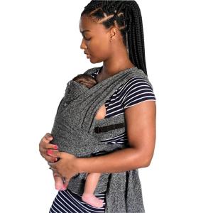 Boppy ComfyFit Adjustable Baby Carrier, 8-35lbs, Heathered Gray, Hybrid Carrier, Newborn to Toddler with Adjustable Straps & Comfort of A Baby Wrap(Adjustable ComfyFit Baby Carrier)