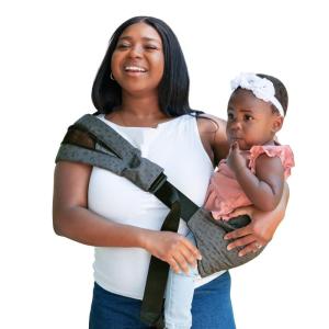 Boppy ComfyHold Cross-Body Hip Baby Carrier – Light, Compact, and Breathable with Wide Comfy Seat and Snug No-Slip Fit, Baby Safety Alliance Verified