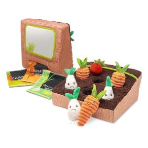 Boppy Learn and Grow Garden Toddler & Baby Toy – Plush Montessori-Inspired Garden Pretend Play Toys with Crinkly Seed Packs & Mirror, 0-18 Months