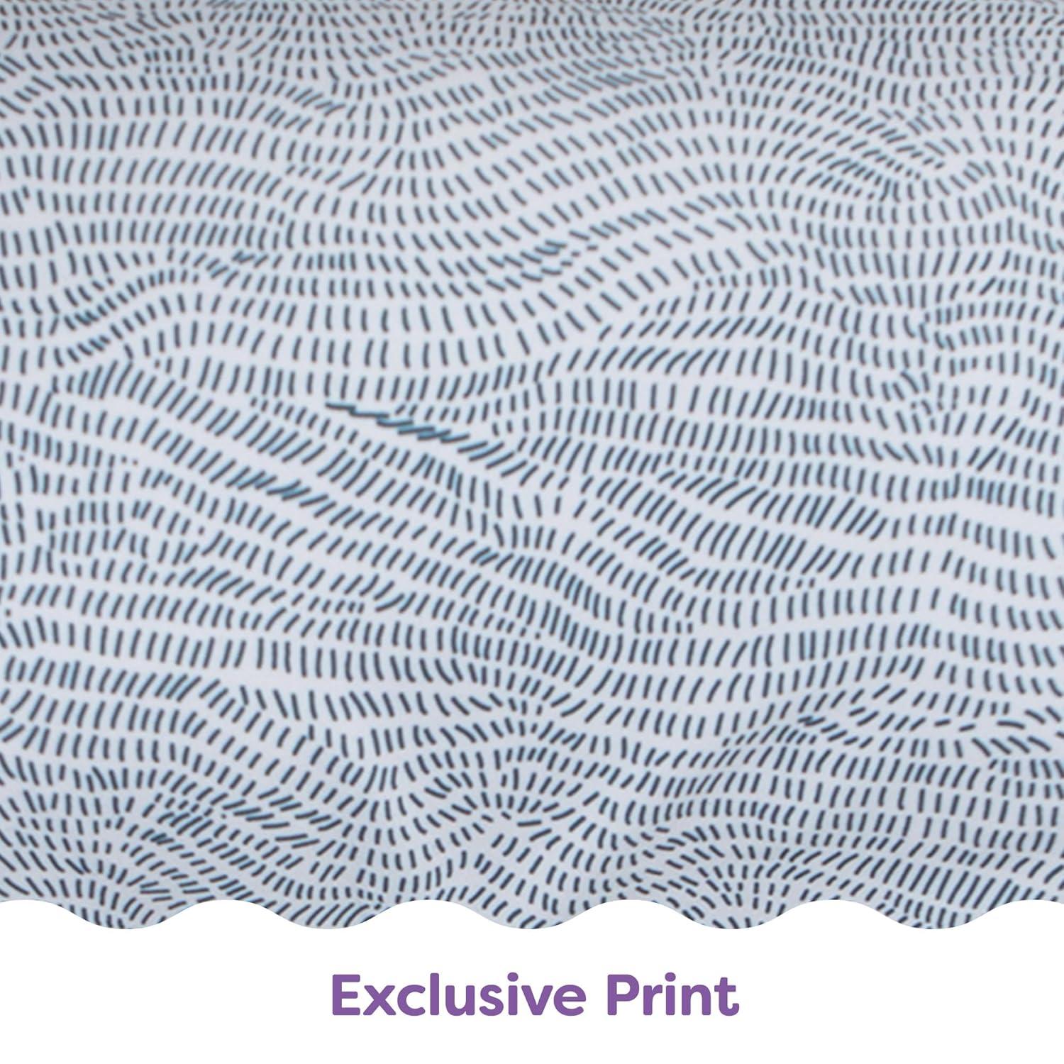 imageBoppy Nursing Pillow Ergonomic Bottle ampamp Breastfeeding Pillow with High Firm Large Area WaterRepellent Cushion with Washable Cover Baby Safety Alliance Verified Quilted MossBlue Speckled Current