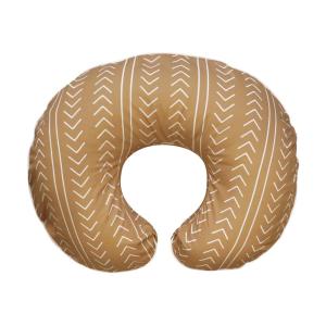 Boppy Nursing Pillow Cover, 100% Organic Cotton, Swatch Card, Fits The Original Support Pillow for Breastfeeding and Bottle Feeding, Cover Only, Nursing Support Pillow Sold Separately(Organic – Camel Stitched Stripe)